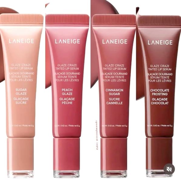 Бьюти новости: Fenty Beauty блестящая помада, Laneige уходовые блески, Lancôme румяна
