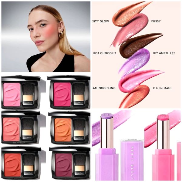 Бьюти новости: Fenty Beauty блестящая помада, Laneige уходовые блески, Lancôme румяна