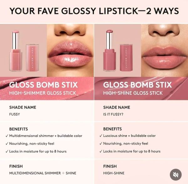 Бьюти новости: Fenty Beauty блестящая помада, Laneige уходовые блески, Lancôme румяна