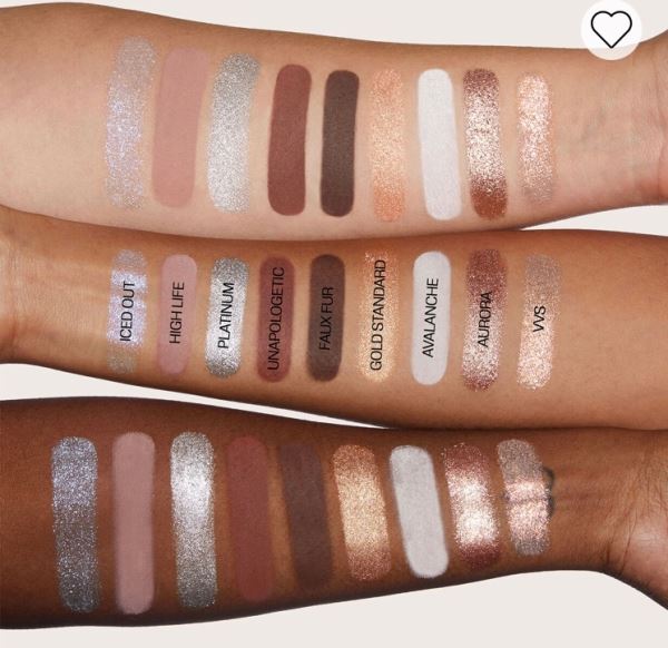 Новая и шикарная Huda Beauty Icy Nude Eyeshadow Palette